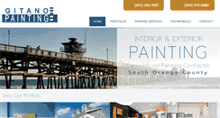Desktop Screenshot of gitanopainting.com