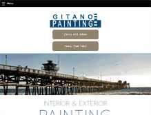 Tablet Screenshot of gitanopainting.com